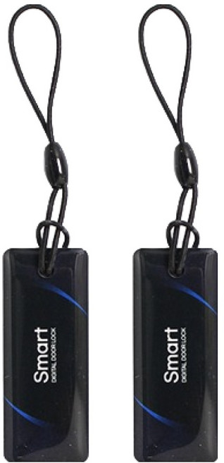 도어락 스마트 카드키, 2개, 블랙