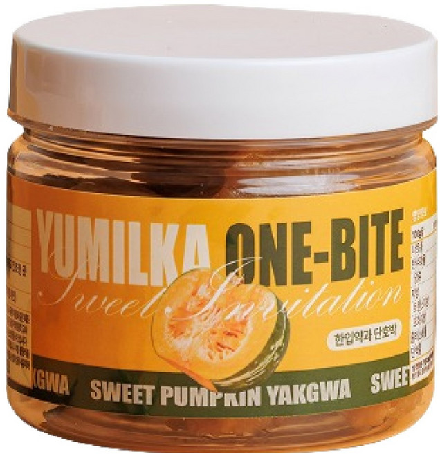 유밀가 미니 한입약과 단호박, 1개, 130g