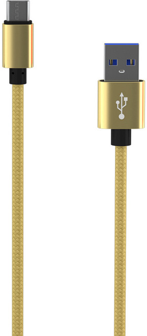 요이치 팔레트 C타입 고속 충전 케이블, 100cm, 골드, 1개