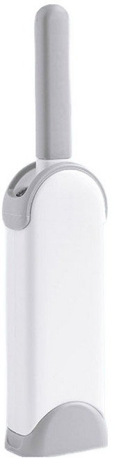 더자카 셀프클리닝 양면 먼지제거 브러시 M, 화이트, 1개