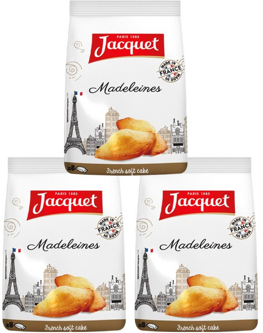 Jacquet 瑪德蓮, 160g, 3個