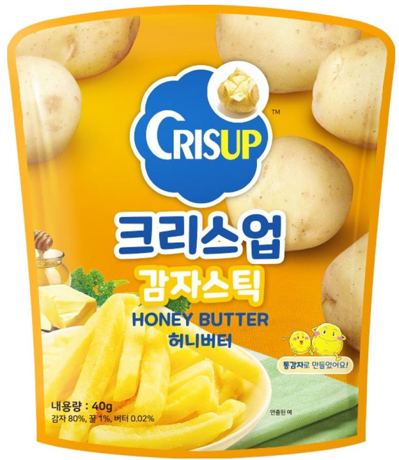 크리스업 감자스틱 허니버터, 40g, 1개