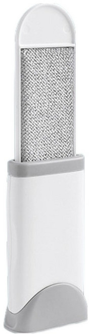 더자카 셀프클리닝 양면 먼지제거 브러시 S, 화이트, 1개