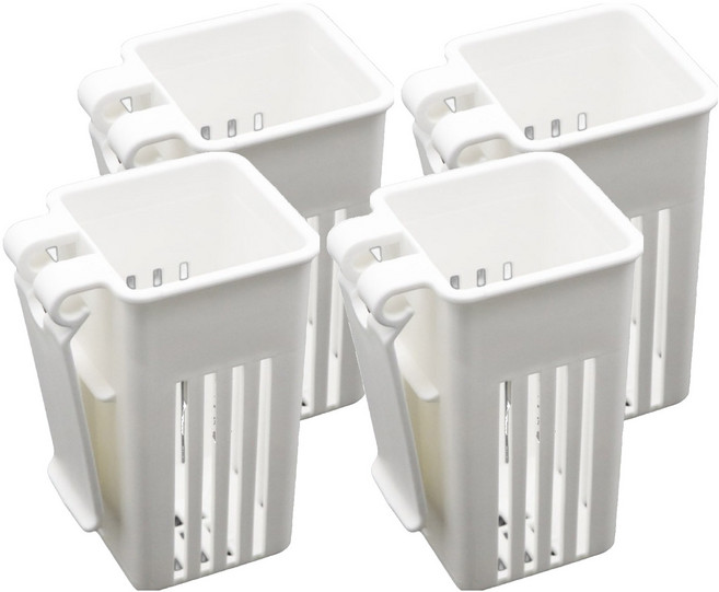 미미네아쿠아 어항용 편리한 수경식물 키우기 바스켓, 4개