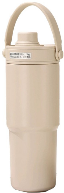 小麥購物 L832 陶瓷保溫杯, 735ml, 1個, 咖色