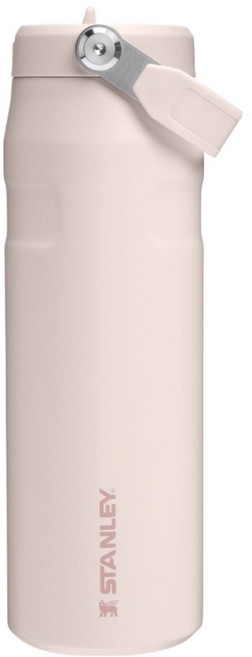 STANLEY 台灣公司貨 輕重力系列 IceFlow Aerolight摺疊吸管杯, 山櫻粉 Rose Quartz, 710ml, 1個