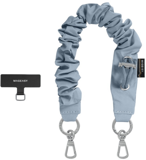 MAGEASY Scrunchie Wrist Strap 手腕掛繩掛繩片組, 天空藍, 1組