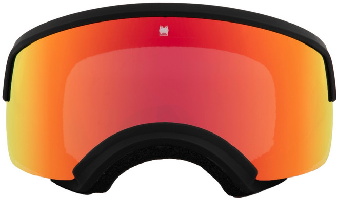 견체공학 반려견 장두종용 눈 보호 고글, 펜지블랙 + 펜지레드, 1개