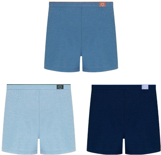 엠알주니어 냉장고 섬유 올리 인견 학생 트렁크 팬티 3종 세트