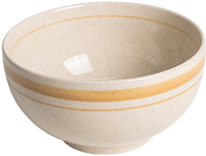 카네수즈 노블 스톤 라인 대접 12.5cm, 옐로우, 1개