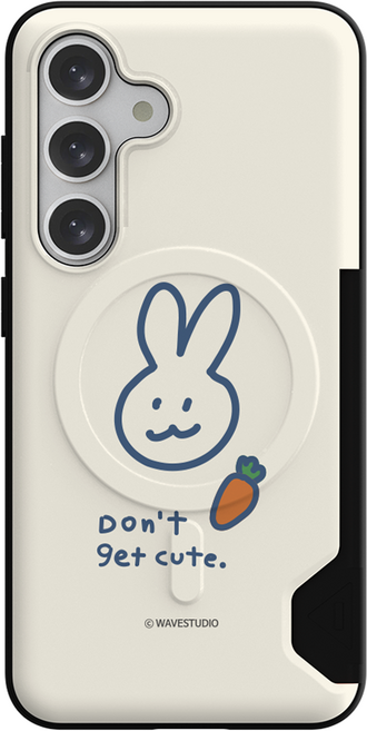 웨이브스튜디오 애니멀월즈 카드 2장 맥세이프 슬림 범퍼 휴대폰 케이스