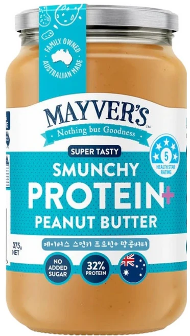 메이버스 스먼키 프로틴 플러스 땅콩버터, 375g, 1개 - 쿠팡