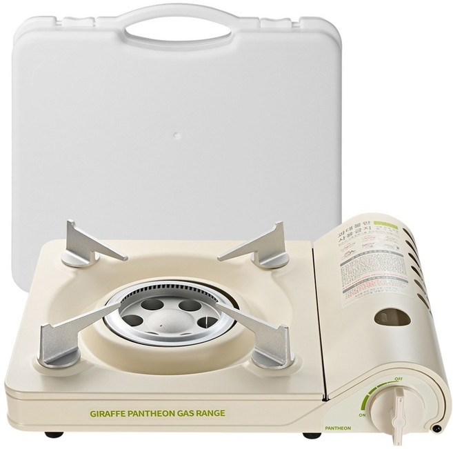 지라프 판테온 휴대용 가스버너, 아이보리, 1개