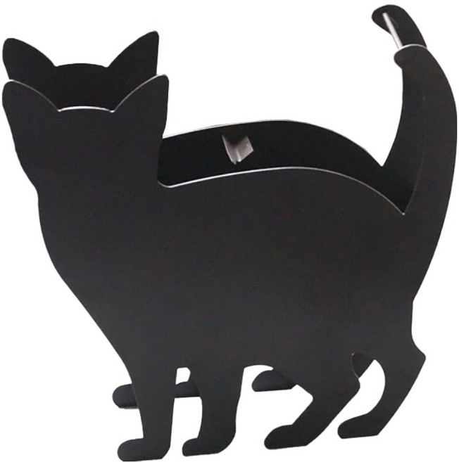 小麥購物 復古創意手工金屬蚊香盤 L2436, 貓咪站立