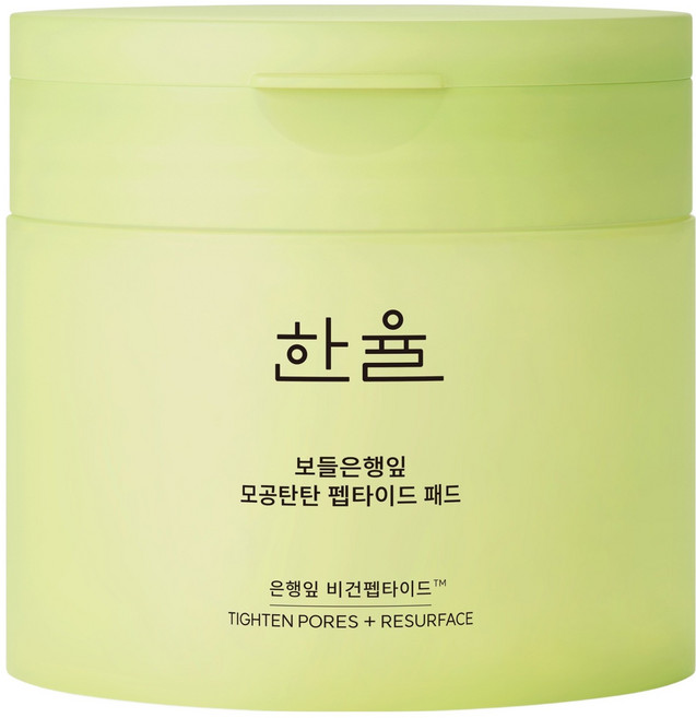 HANYUL 韓律 銀杏葉胜肽毛孔緊緻棉片 100ml, 1罐, 60片