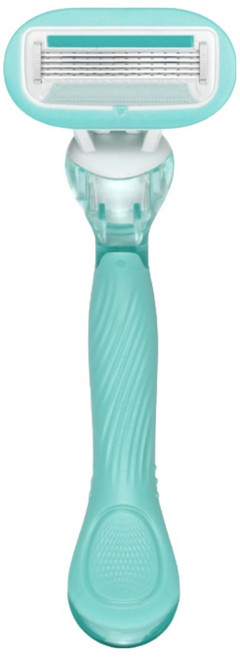 마켓링 여성용 심플한 면도기 블루 13 x 5.2 cm, 1개, 1개입