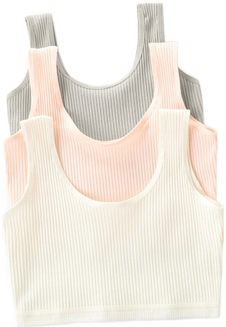 아이뿜 여아용 이지핏 학생 브라탑 1단계 3종 세트 Y18