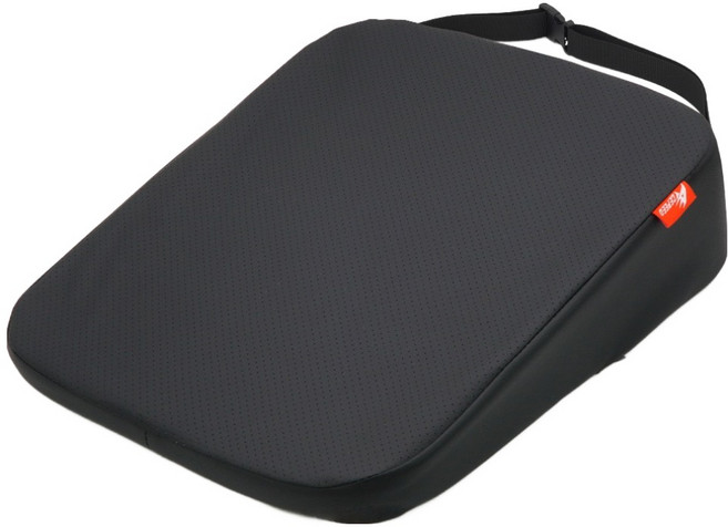 에이스피드 차량용 높이조절 방석 10cm, 1개, 가죽 블랙