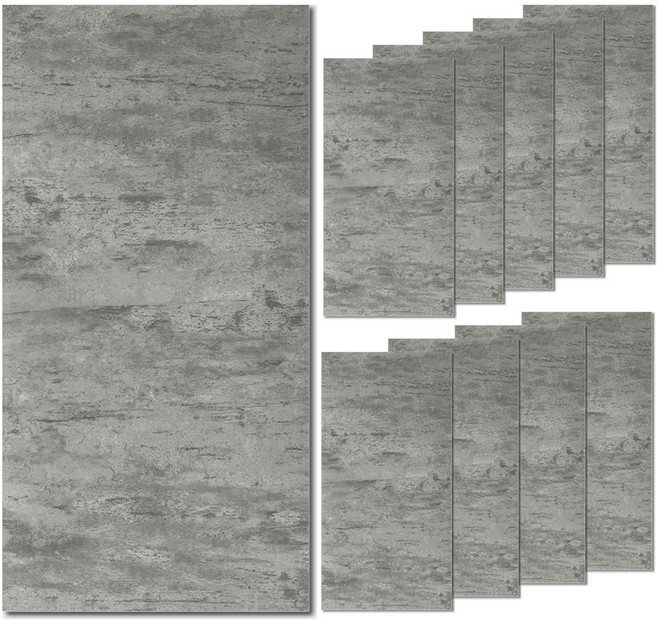 하우비 붙이는 폼블럭 대리석 타일 시트지 10p, 콘크리트