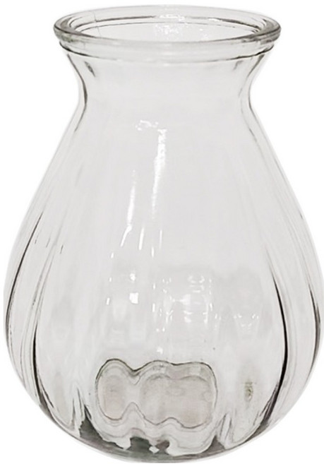 삼호유리 항아리 솔리드 유리화병 SH 1114C, 투명
