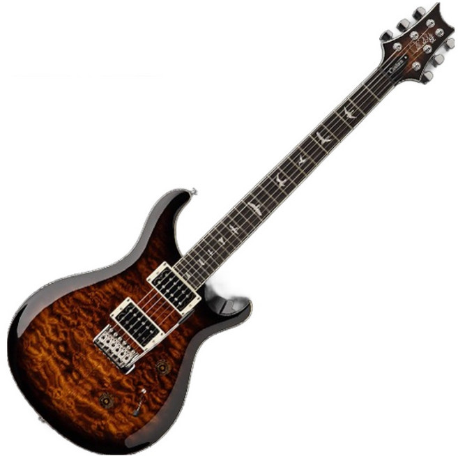 PRS SE 2025 Custom 24 Quilt Package 일렉 기타, Black Gold Burst, 1개, CU44QQEIBBG