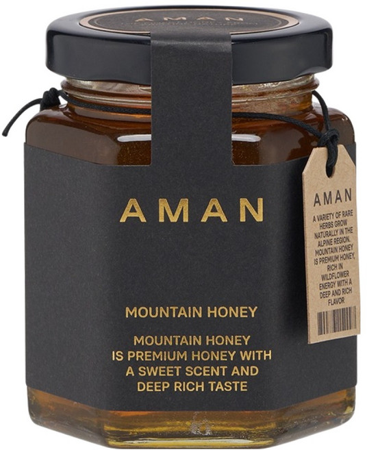 AMAN 키르기스스탄 마운틴 허니, 250g, 1개