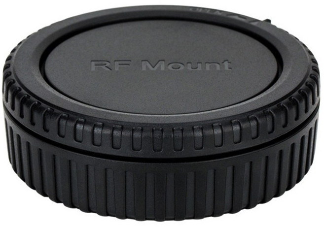 JJC 캐논 카메라 바디캡 RF 마운트 렌즈 뒷캡 세트, 1개, L-RCRF