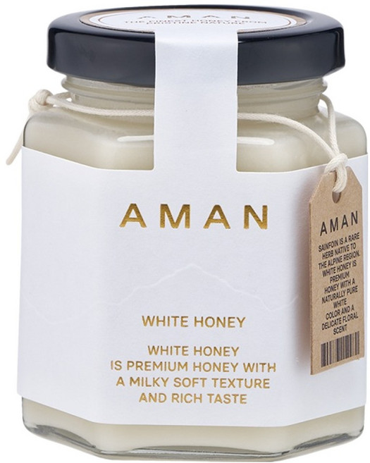 AMAN 키르기스스탄 화이트 허니, 250g, 1개
