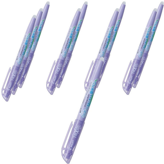 프릭션 라이트 형광펜, 소프트바이올렛, 10개