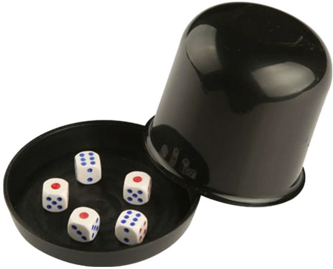 마메 주사위 게임 세트, 블랙, 1세트