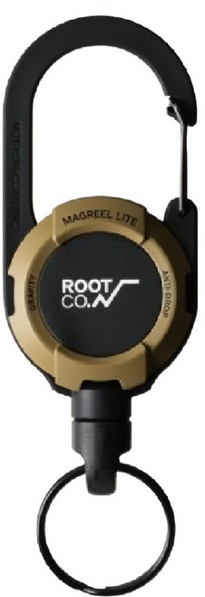 ROOT CO. Gravity Mag-Ril 輕量型, 1個, 狼棕霧面