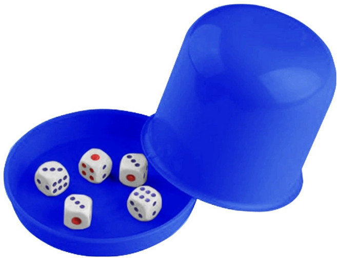 마메 주사위 게임 세트, 블루, 1세트
