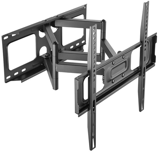 cameLmounT 可調角度型電視壁掛架 FM65, 1個, 黑色