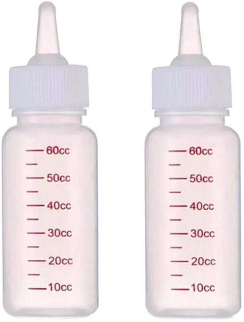 케리빙 애완동물용 젖병, 화이트, 2개