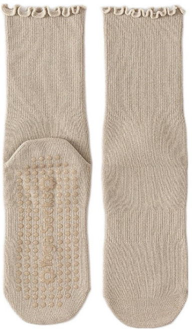 프릴 논슬립 미끄럼방지 스포츠 요가 필라테스 양말