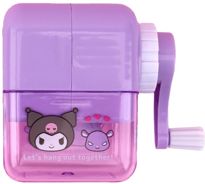 산리오캐릭터 미니 연필깎이, 1개, 쿠로미