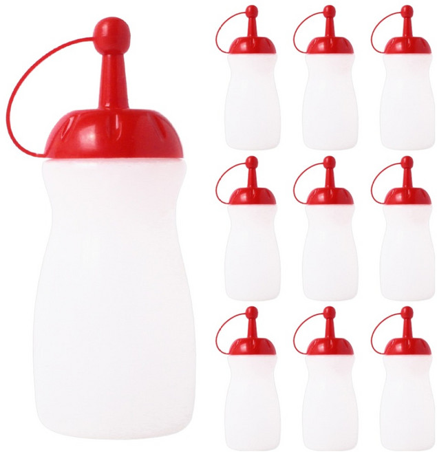 주방탑스타 새지 않는 업소용 식초 간장 소스통 중, 10개, 290ml