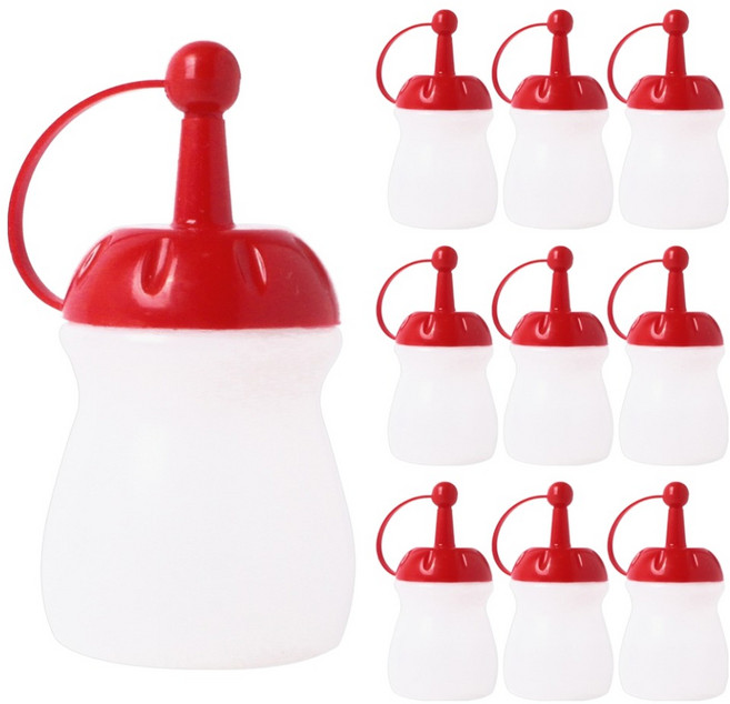 주방탑스타 새지 않는 업소용 식초 간장 소스통 소, 10개, 170ml