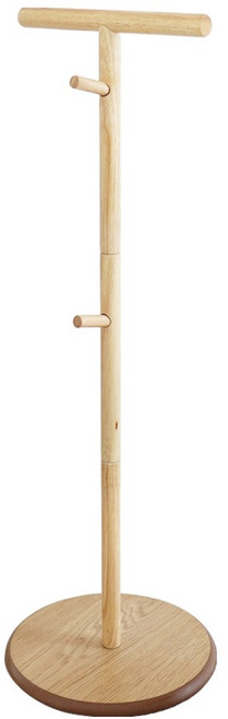 레브 원목 가방 행거, 내추럴