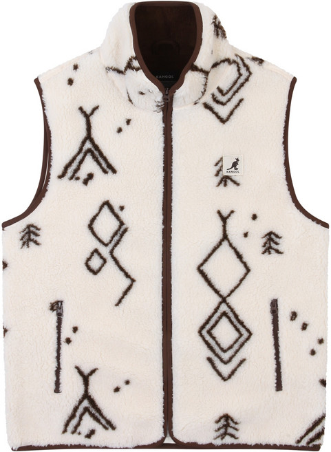 캉골 남녀공용 모로칸 베스트 6132