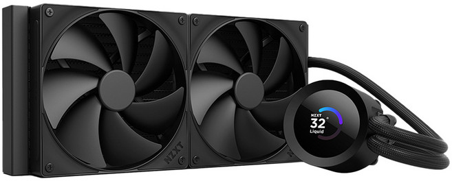NZXT 恩傑 水冷CPU散熱器, 黑色, 1個, NZXT KRAKEN Plus 280