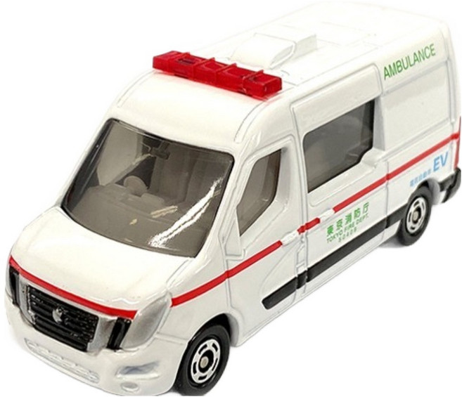 토미카 44 닛산 NV400 EV 앰뷸런스 완구, 1개