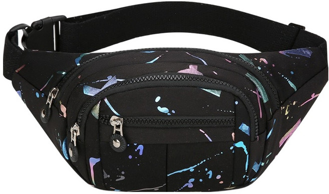 리즈제이니 여성용 큐티 힙색 크로스백, 02 검은색, 1개