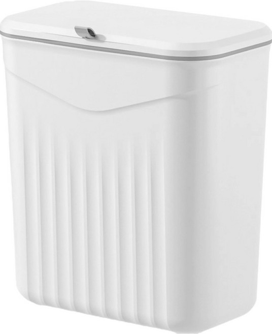 라라공방 걸이형 부착형 주방 싱크대 쓰레기통 대형, 화이트, 1개