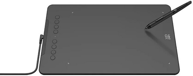 엑스피펜 10인치 펜 타블렛, DECO01V3, 블랙