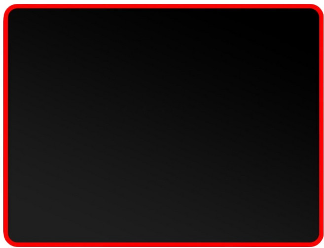 썬앤드림 컬러 게임용 마우스 패드 210 x 260 x 3 mm, 레드라인, 1개