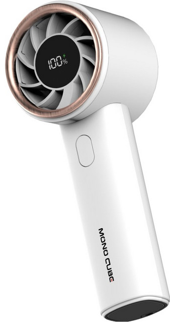 모노큐브 초고속 100단 제트 BLDC 모터 충전식 핸디형 선풍기, TS-25U100FAN-M, 혼합색상