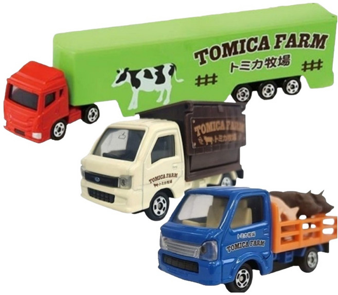 토미카 기프트 목장 트럭 완구 세트, 혼합색상, 1개
