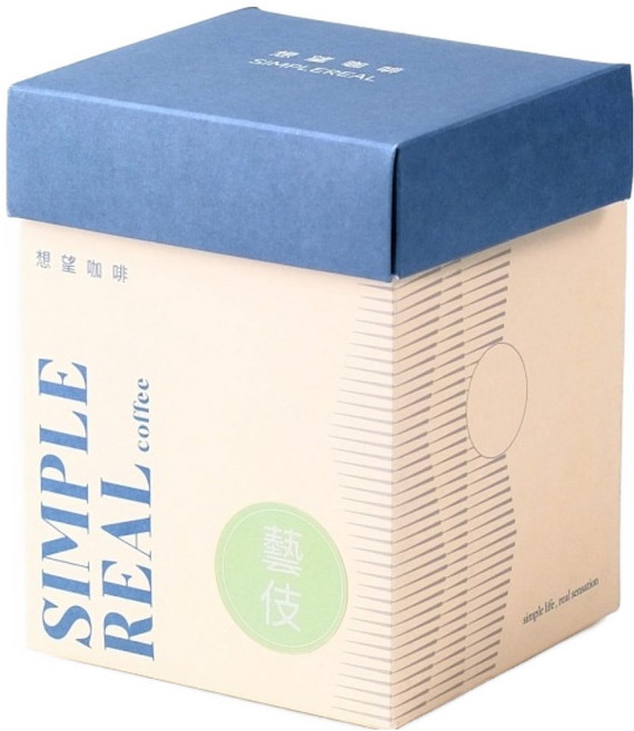 SIMPLEREAL 想望咖啡 快樂茶藝伎特調 掛耳包, 10包, 12g, 1盒