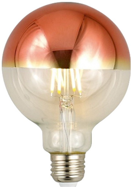 멜리빙 DS 에디슨 전구 G95 탑미러 LED 4W 로즈골드, 1개